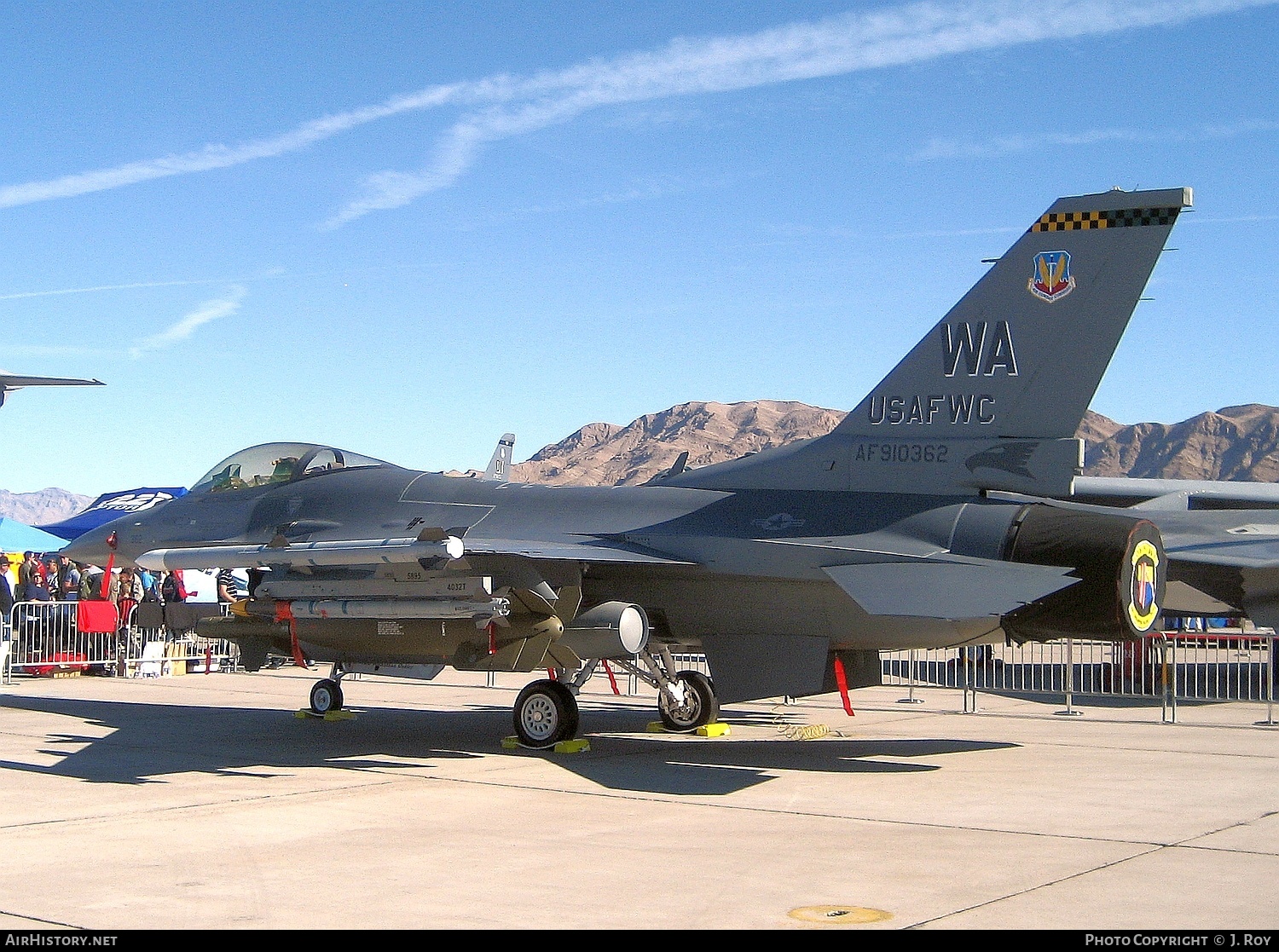 Aircraft Photo of 91-0362 / AF910362 | General Dynamics F-16CM Fighting Falcon | USA - Air Force | AirHistory.net #772022