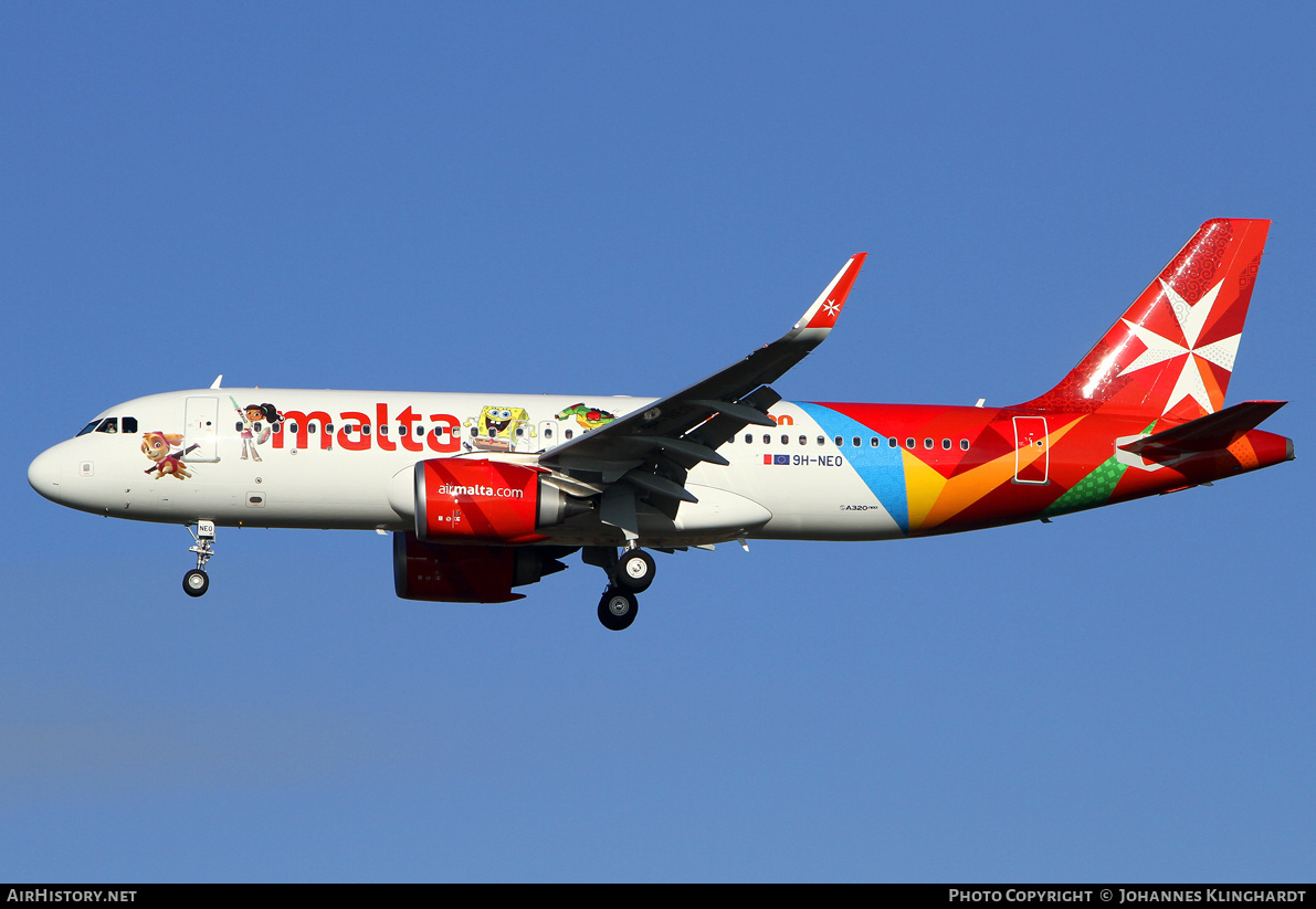 Aircraft Photo of 9H-NEO | Airbus A320-251N | Air Malta | AirHistory.net #772030