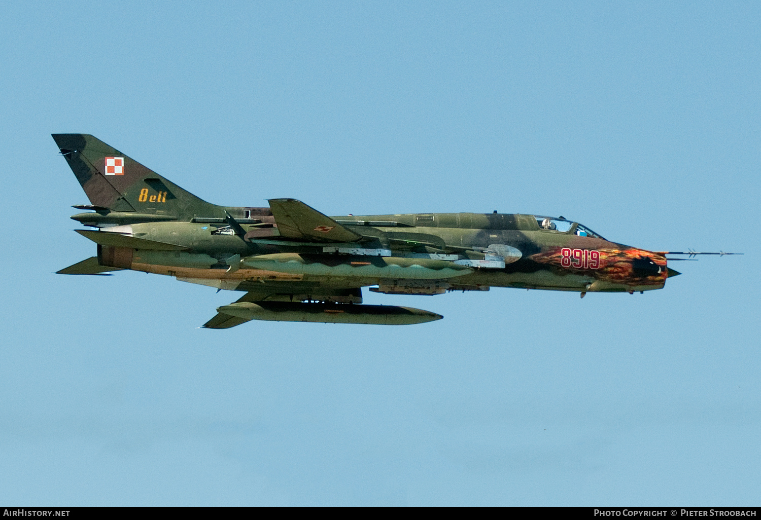 Aircraft Photo of 8919 | Sukhoi Su-22M4 | Poland - Air Force | AirHistory.net #772046