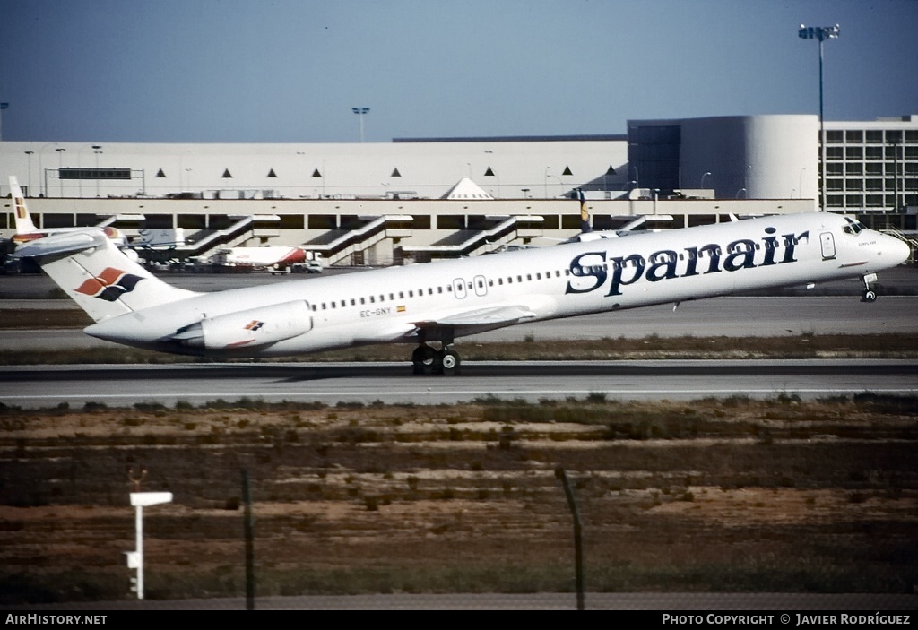 Aircraft Photo of EC-GNY | McDonnell Douglas MD-83 (DC-9-83) | Spanair | AirHistory.net #772059