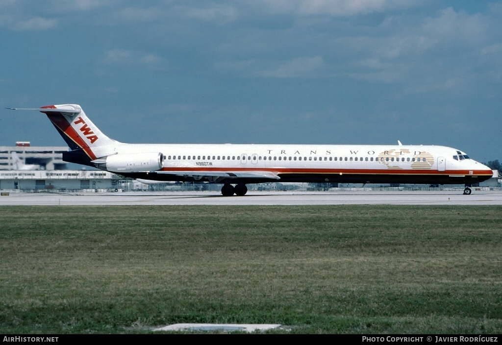 Aircraft Photo of N960TW | McDonnell Douglas MD-82 (DC-9-82) | Trans World Airlines - TWA | AirHistory.net #772097