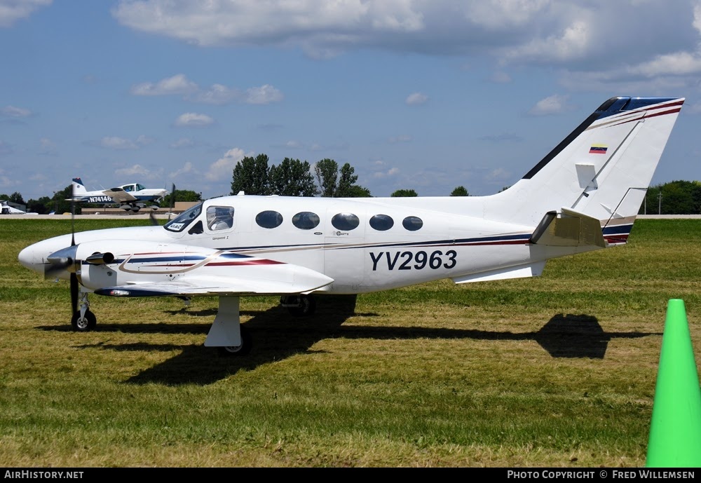 Aircraft Photo of YV2963 | Cessna 425 Conquest I | AirHistory.net #772122