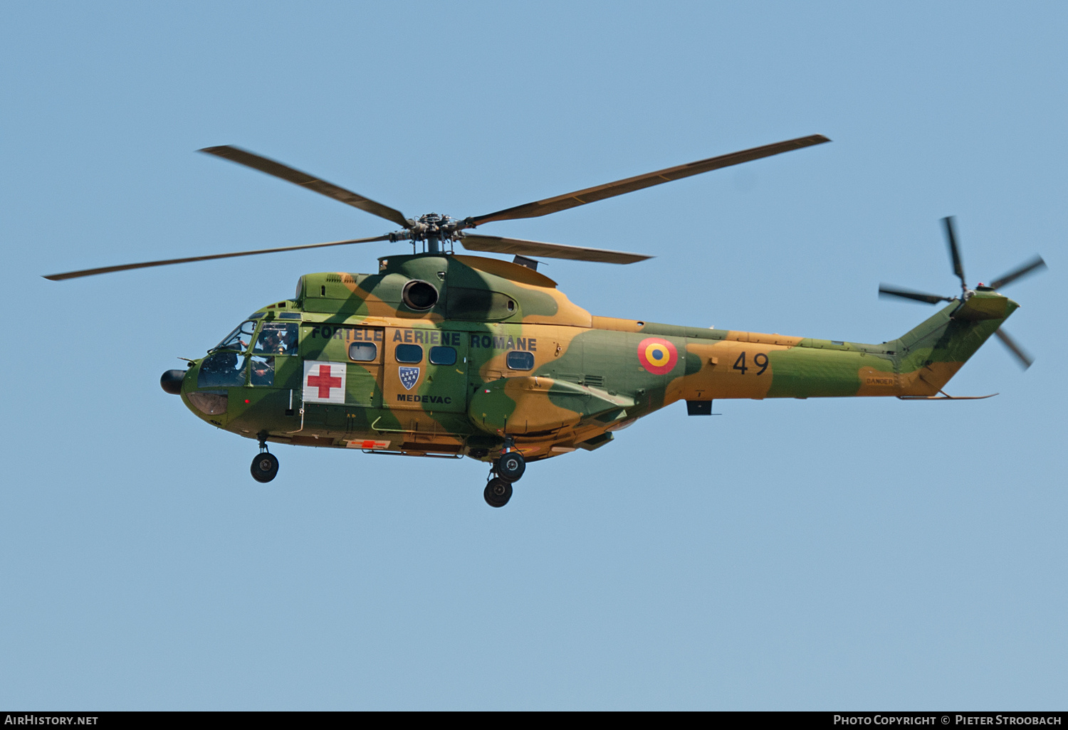 Aircraft Photo of 49 | Aerospatiale IAR-330L Puma | Romania - Air Force | AirHistory.net #772123