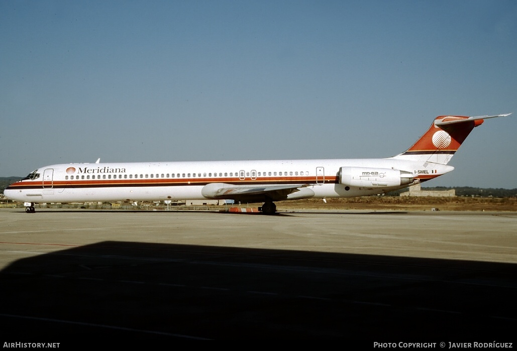 Aircraft Photo of I-SMEL | McDonnell Douglas MD-82 (DC-9-82) | Meridiana | AirHistory.net #772128