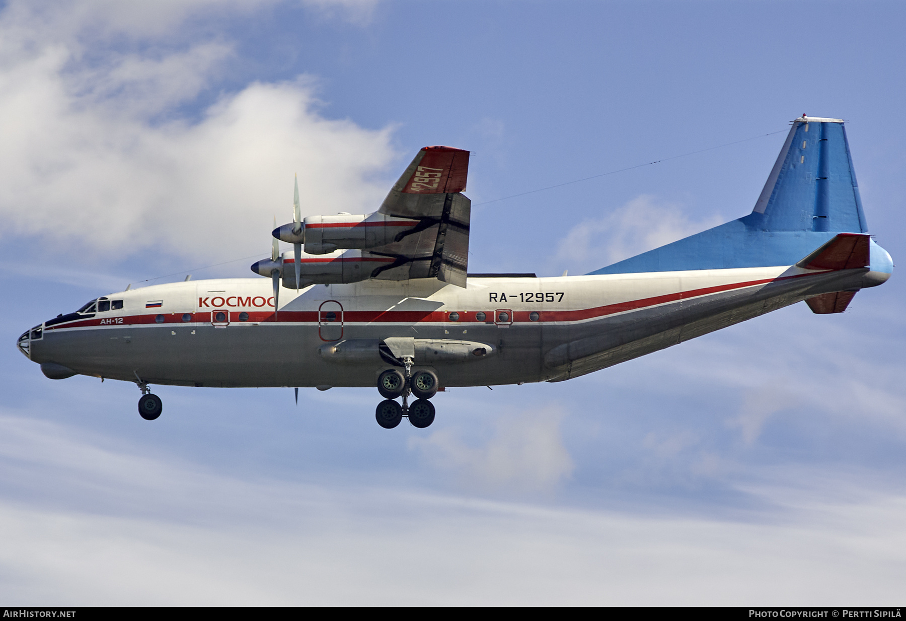 Aircraft Photo of RA-12957 | Antonov An-12BP | Kosmos Airlines | AirHistory.net #772148