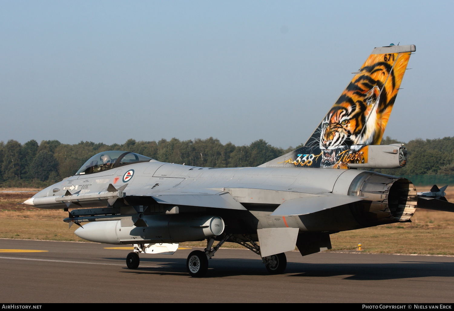 Aircraft Photo of 671 | General Dynamics F-16AM Fighting Falcon | Norway - Air Force | AirHistory.net #772155