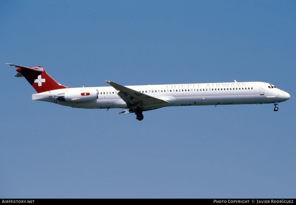 Aircraft Photo of HB-INV | McDonnell Douglas MD-83 (DC-9-83) | Odette Airways | AirHistory.net #772165