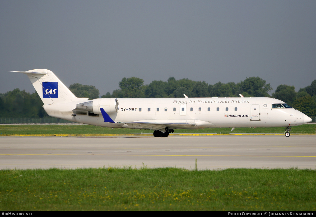Aircraft Photo of OY-MBT | Bombardier CRJ-200LR (CL-600-2B19) | Scandinavian Airlines - SAS | AirHistory.net #772200
