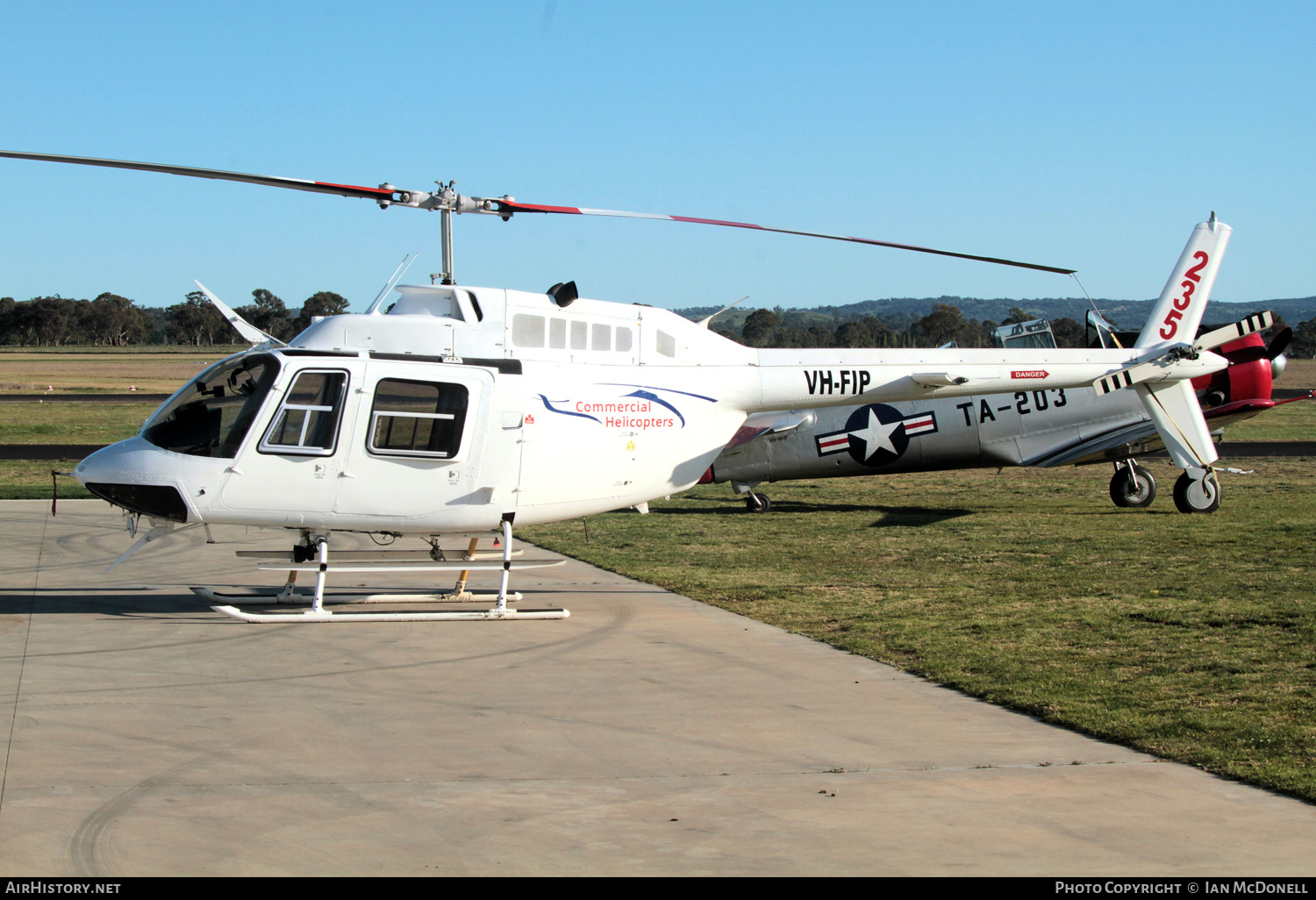 Aircraft Photo of VH-FIP | Bell 206B-3 JetRanger III | Commercial Helicopters | AirHistory.net #772211