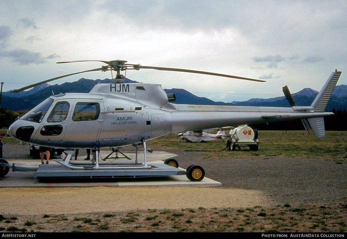 Aircraft Photo of ZK-HJM / HJM | Aerospatiale AS-350BA Squirrel | Amuri Helicopters | AirHistory.net #772235