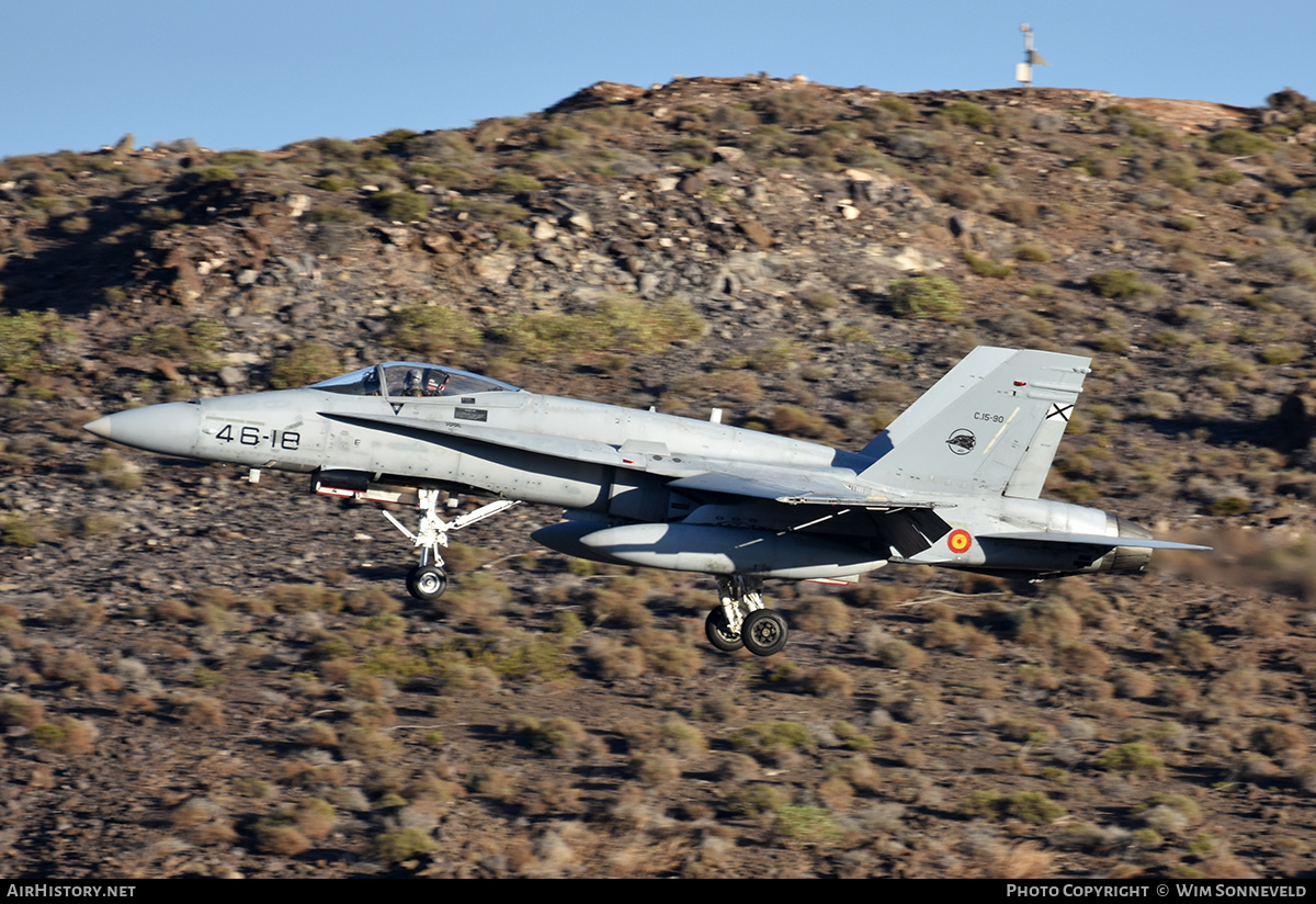 Aircraft Photo of C.15-90 | McDonnell Douglas F/A-18A+ Hornet | Spain - Air Force | AirHistory.net #772282