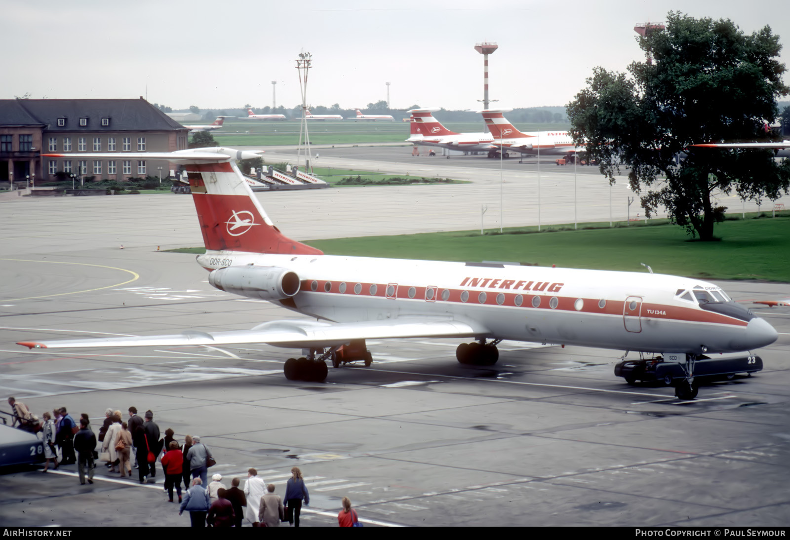 Aircraft Photo of DDR-SCO | Tupolev Tu-134AK | Interflug | AirHistory.net #772288
