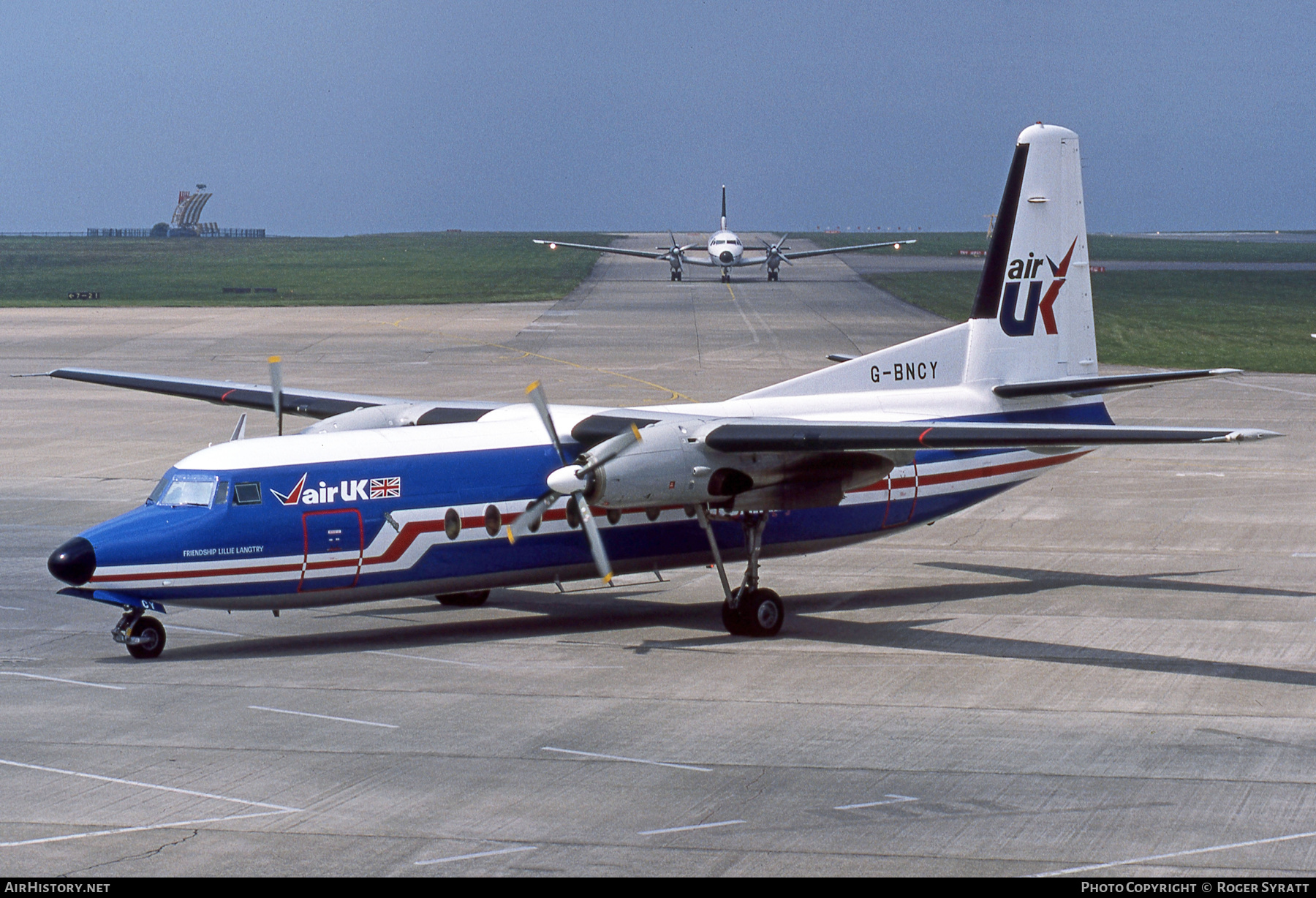 Aircraft Photo of G-BNCY | Fokker F27-500 Friendship | Air UK | AirHistory.net #772290