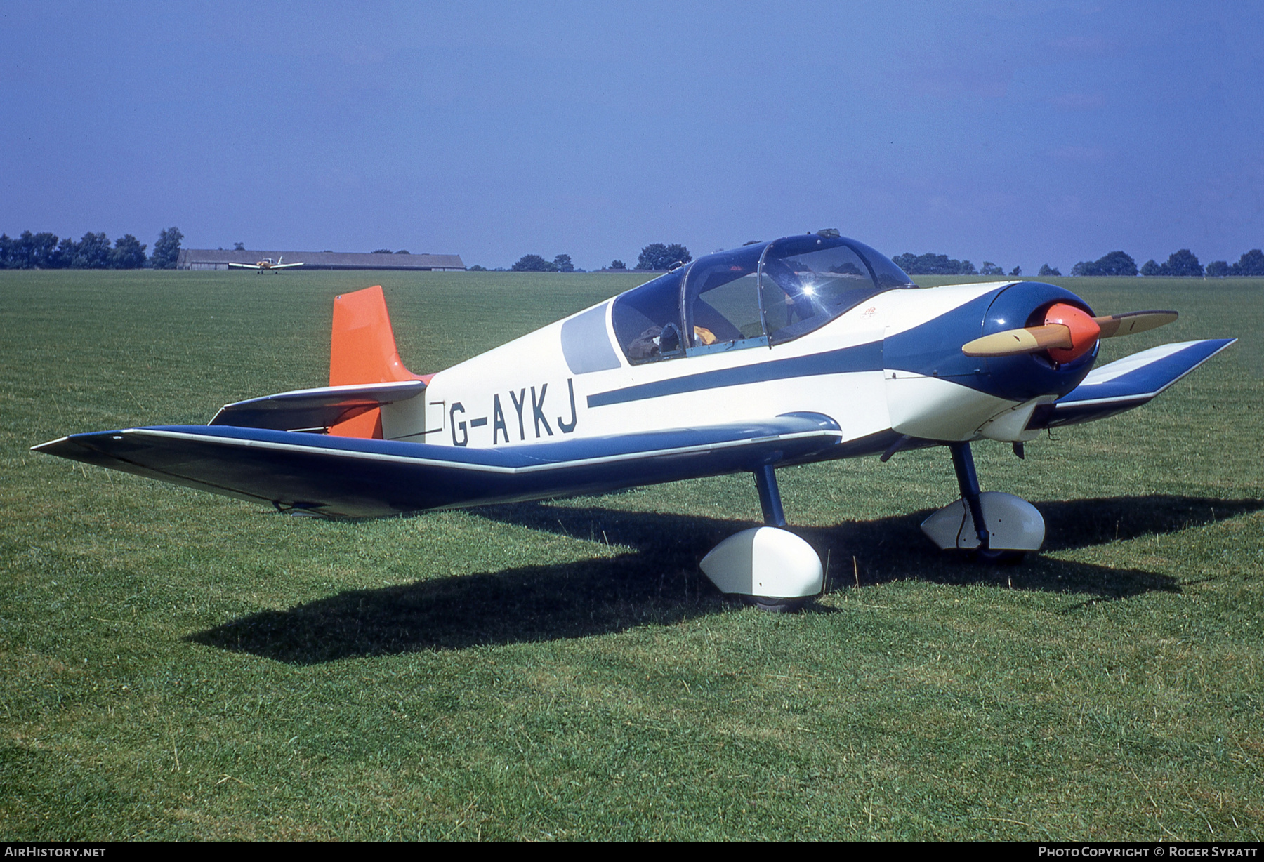 Aircraft Photo of G-AYKJ | SAN Jodel D-117A | AirHistory.net #772305