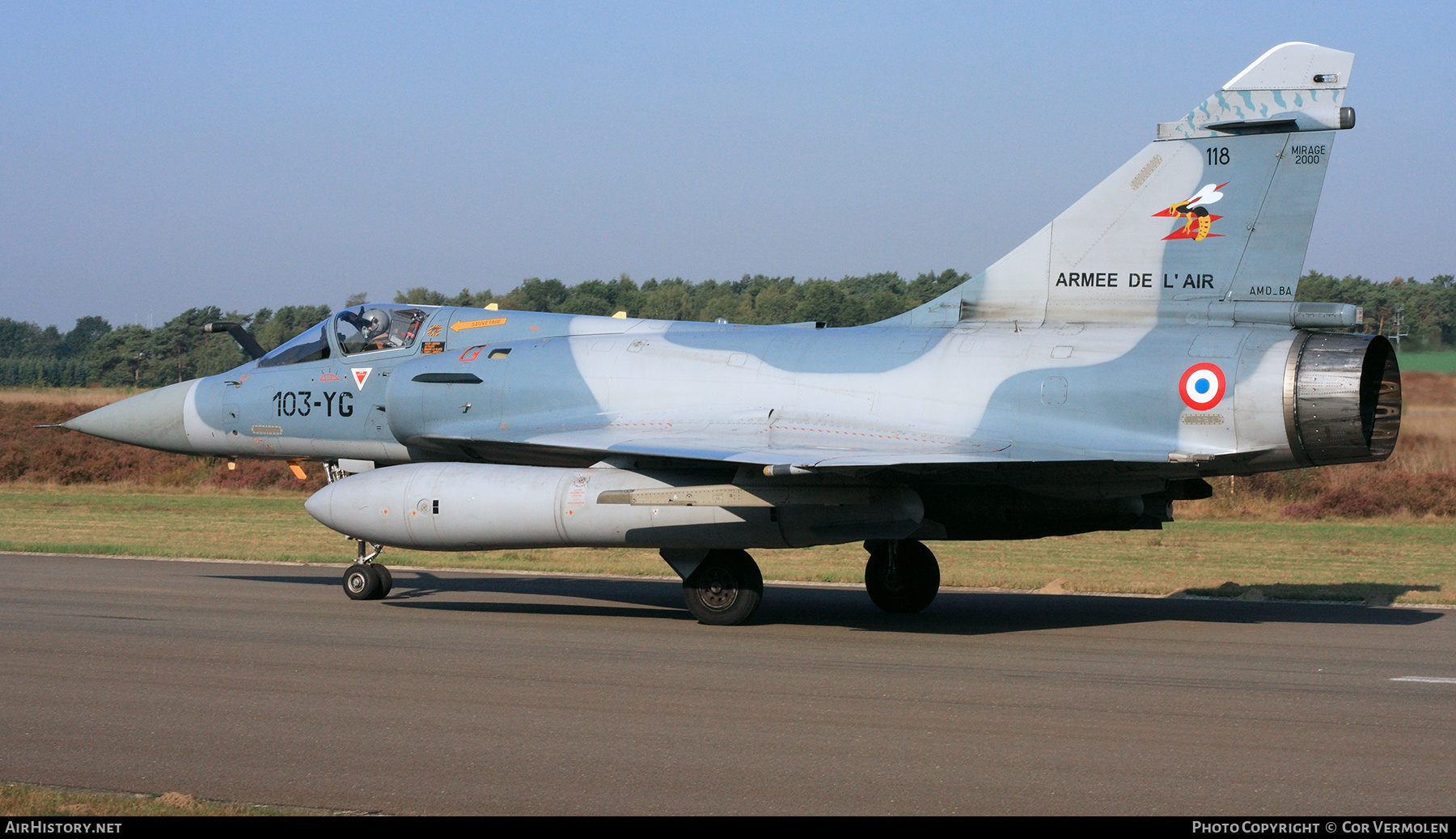 Aircraft Photo of 118 | Dassault Mirage 2000C | France - Air Force | AirHistory.net #772309