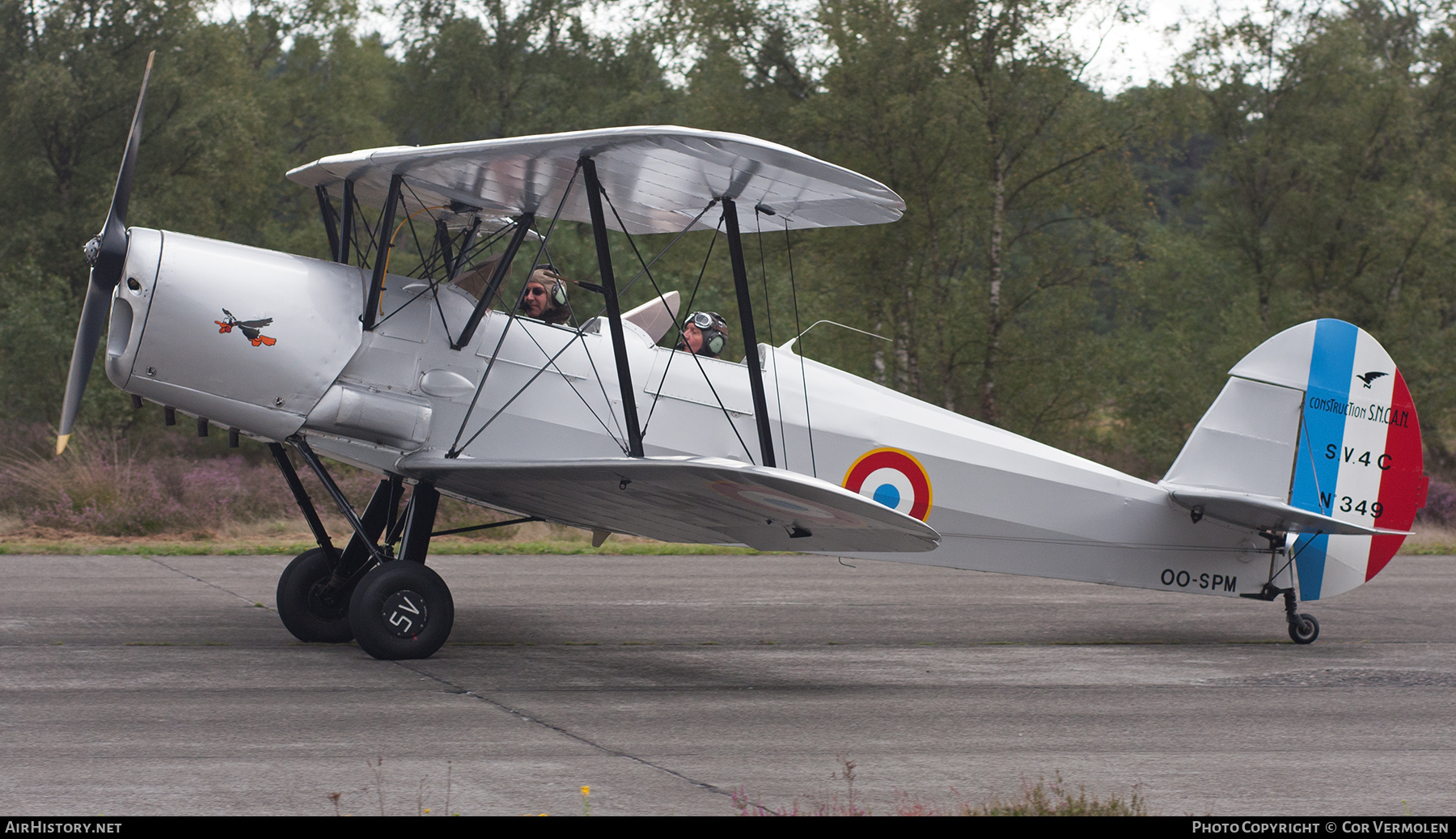 Aircraft Photo of OO-SPM / 349 | Stampe-Vertongen SV-4C | France - Air Force | AirHistory.net #772311