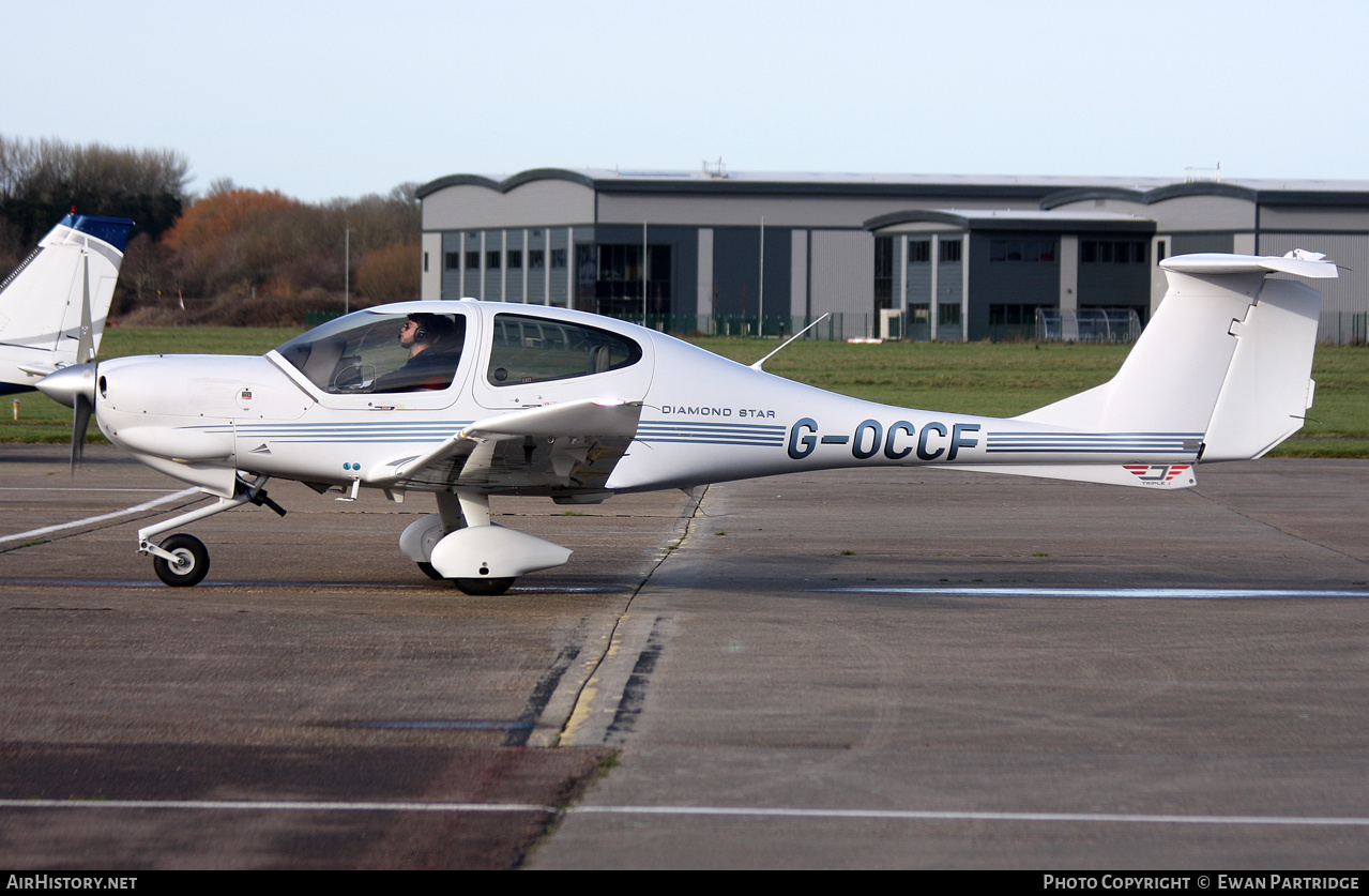 Aircraft Photo of G-OCCF | Diamond DA40D Diamond Star TDI | AirHistory.net #772320