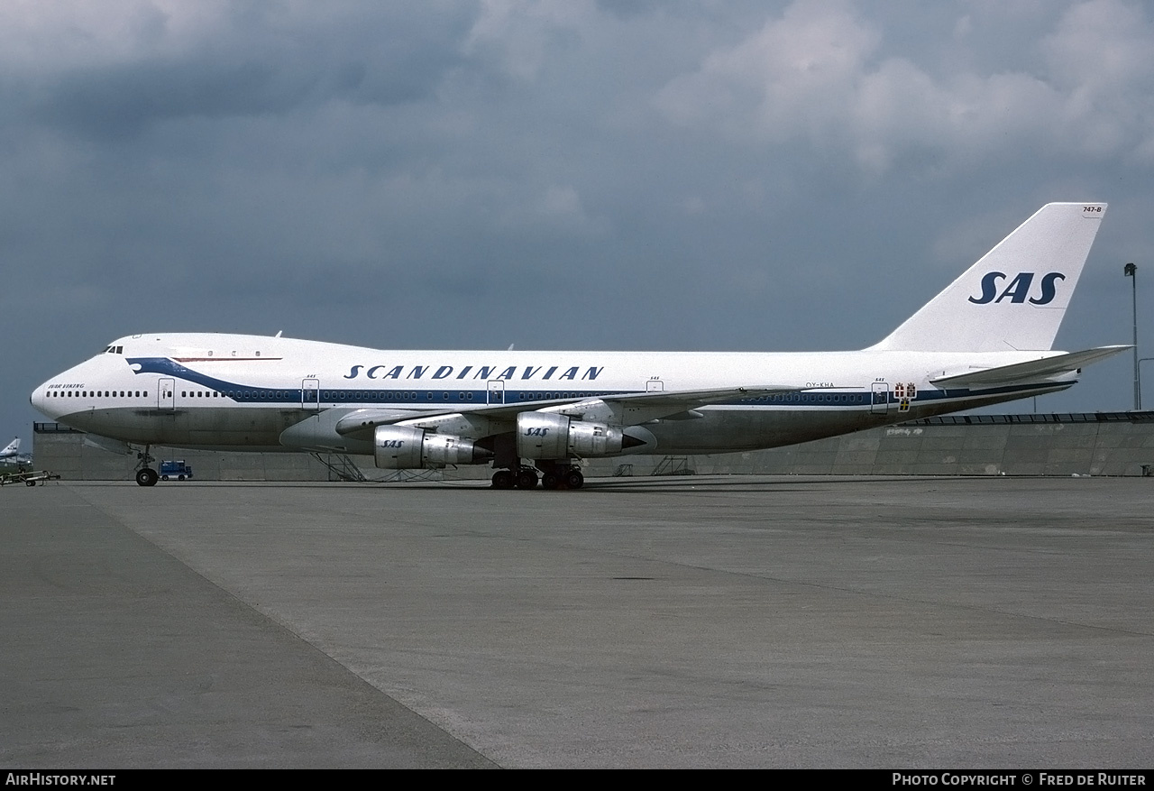 Aircraft Photo of OY-KHA | Boeing 747-283B | Scandinavian Airlines - SAS | AirHistory.net #772331