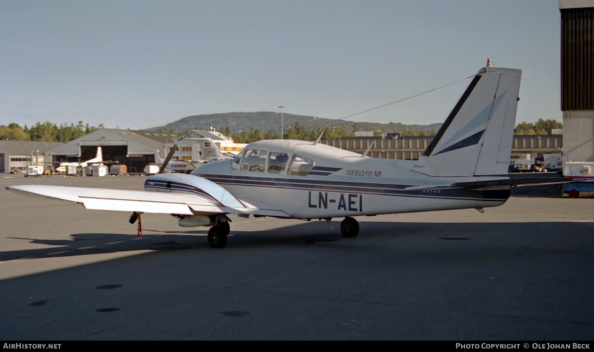 Aircraft Photo of LN-AEI | Piper PA-23-250 Aztec C | Godfjled-Fly | AirHistory.net #772391