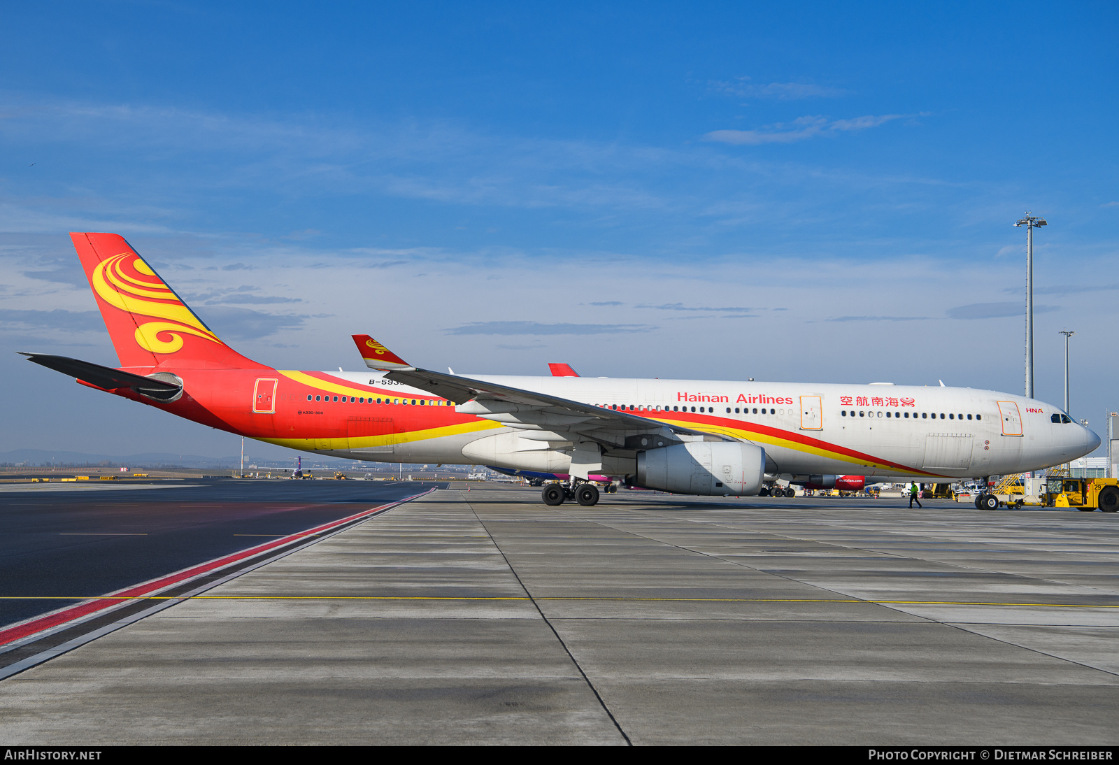 Aircraft Photo of B-5935 | Airbus A330-343E | Hainan Airlines | AirHistory.net #772405
