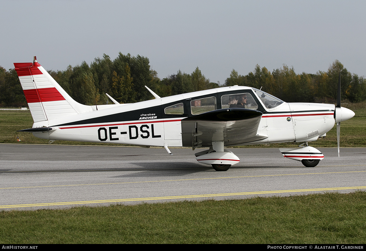 Aircraft Photo of OE-DSL | Piper PA-28-180 Cherokee Archer | AirHistory.net #772416