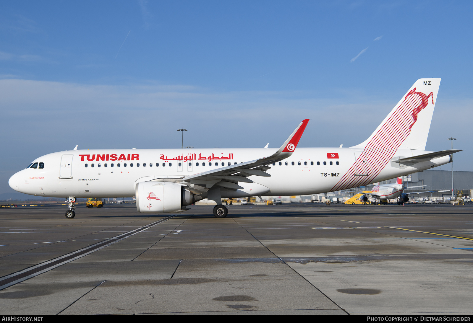 Aircraft Photo of TS-IMZ | Airbus A320-251N | Tunisair | AirHistory.net #772425