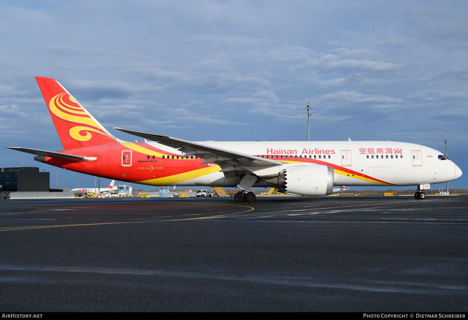 Aircraft Photo of B-2729 | Boeing 787-8 Dreamliner | Hainan Airlines | AirHistory.net #772428