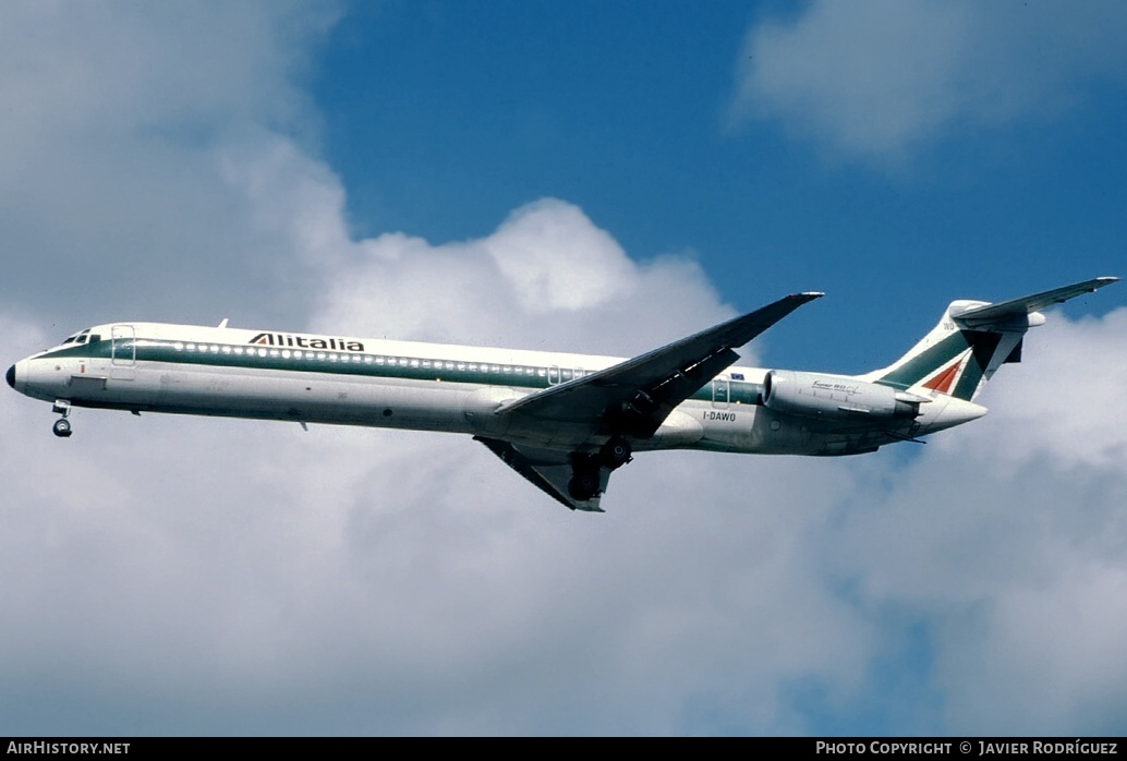 Aircraft Photo of I-DAWO | McDonnell Douglas MD-82 (DC-9-82) | Alitalia | AirHistory.net #772434