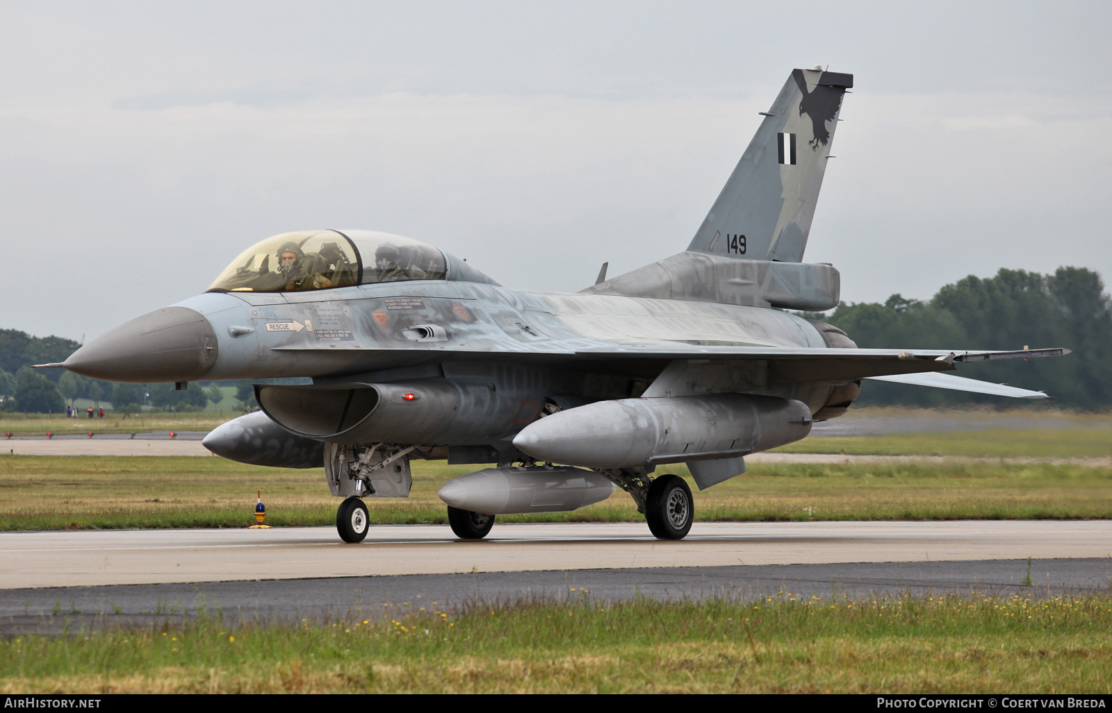 Aircraft Photo of 149 | General Dynamics F-16D Fighting Falcon | Greece - Air Force | AirHistory.net #772443