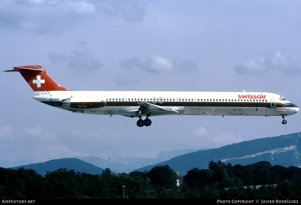 Aircraft Photo of HB-INS | McDonnell Douglas MD-81 (DC-9-81) | Swissair | AirHistory.net #772483