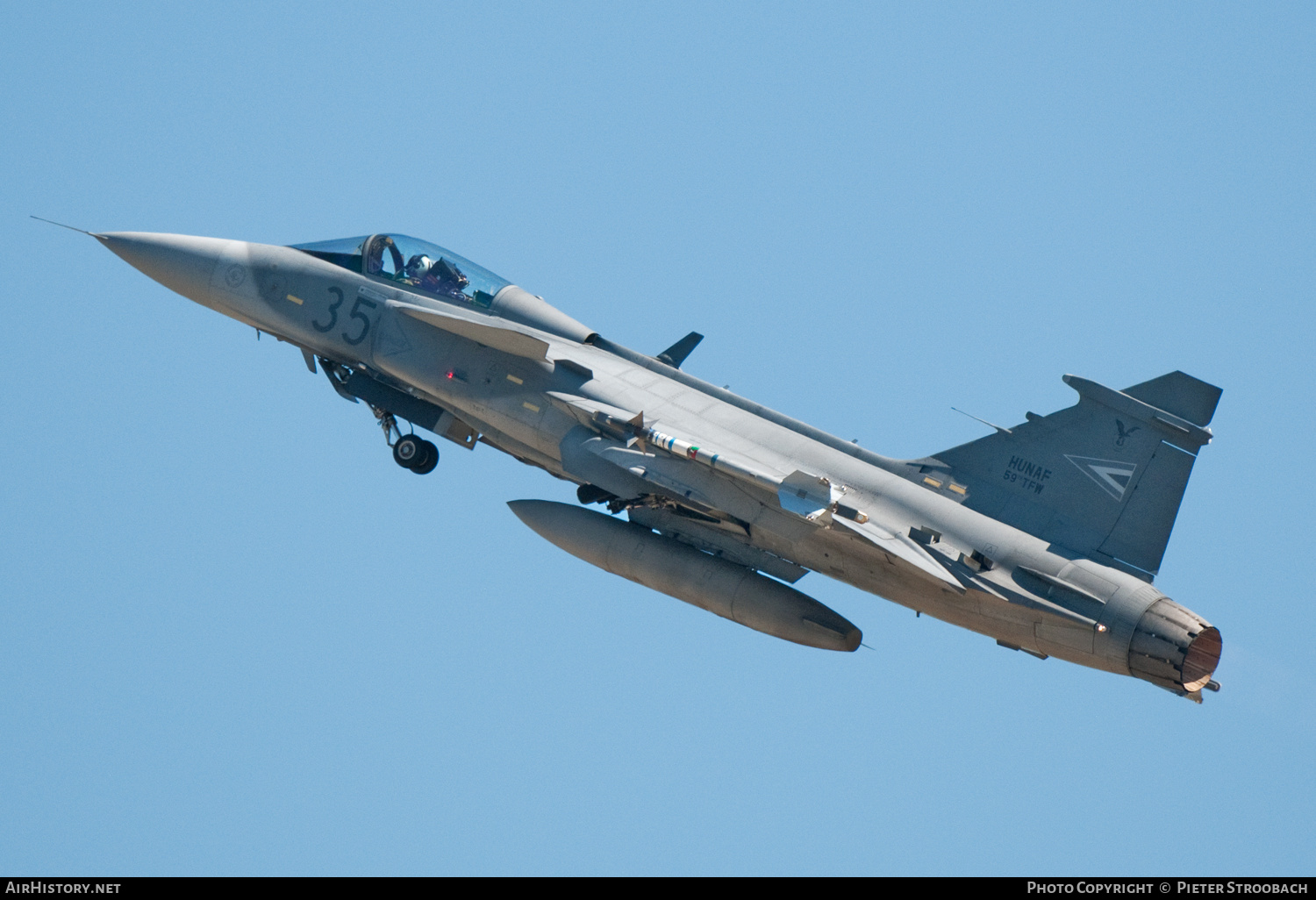 Aircraft Photo of 35 | Saab JAS 39C Gripen | Hungary - Air Force | AirHistory.net #772507