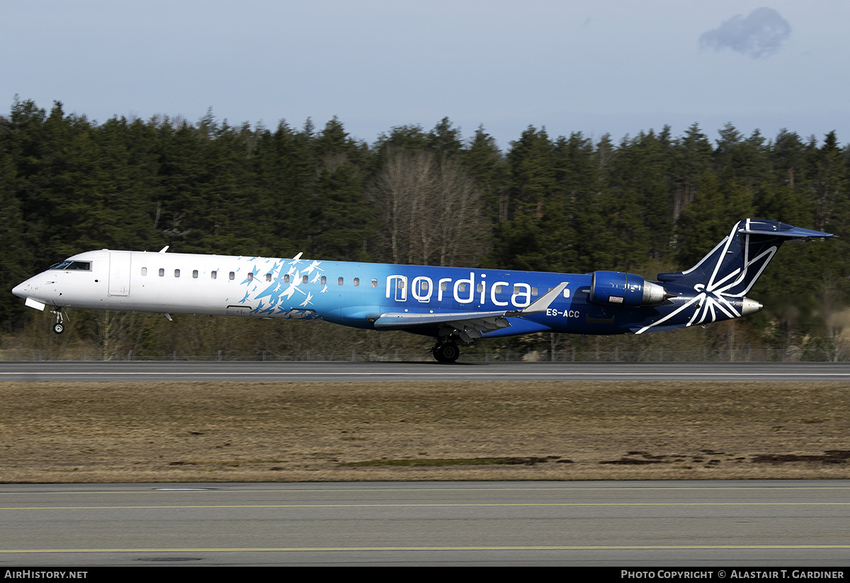 Aircraft Photo of ES-ACC | Bombardier CRJ-900ER (CL-600-2D24) | Nordica | AirHistory.net #772521