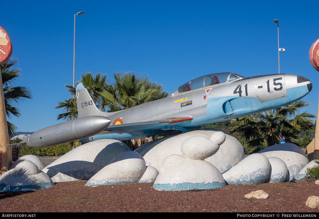 Aircraft Photo of E.15-43 | Lockheed T-33A | Spain - Air Force | AirHistory.net #772527