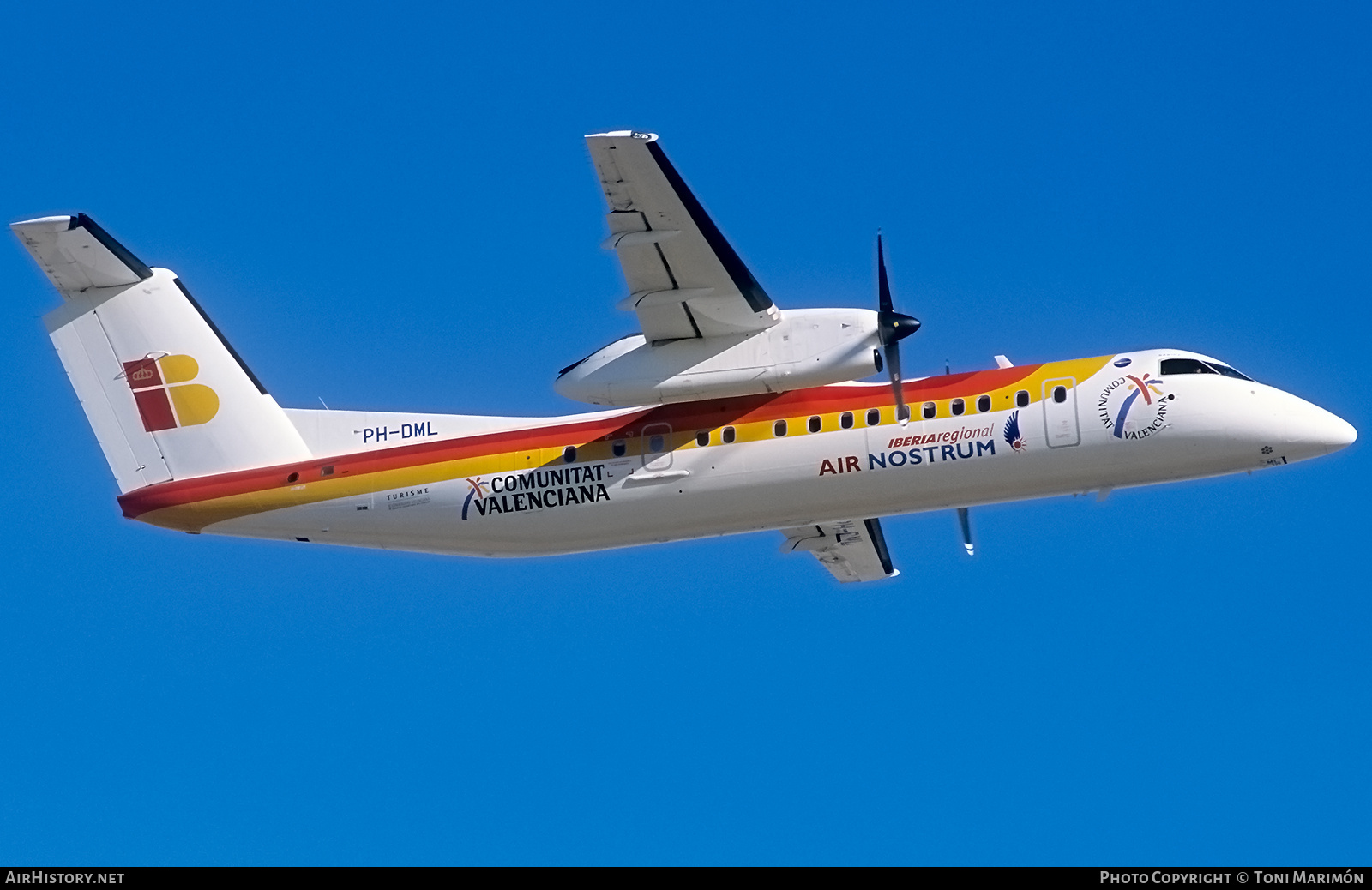 Aircraft Photo of PH-DML | Bombardier DHC-8-315Q Dash 8 | Iberia Regional | AirHistory.net #772532