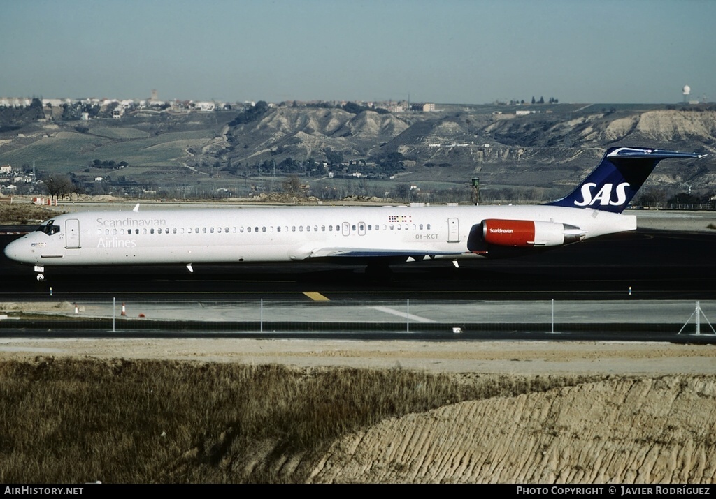 Aircraft Photo of OY-KGT | McDonnell Douglas MD-82 (DC-9-82) | Scandinavian Airlines - SAS | AirHistory.net #772552