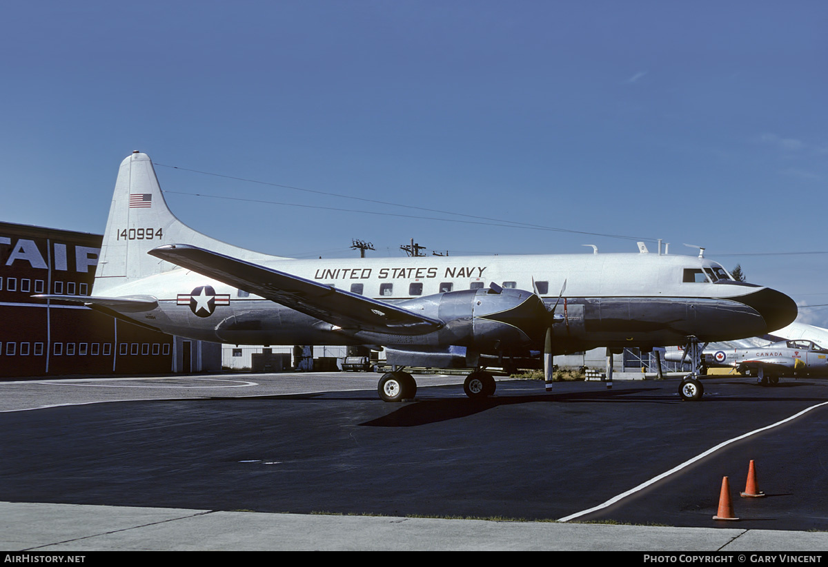 Aircraft Photo of 140994 | Convair VC-131F | USA - Navy | AirHistory.net #772556
