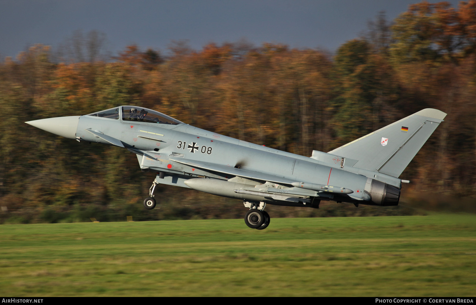 Aircraft Photo of 3108 | Eurofighter EF-2000 Typhoon S | Germany - Air Force | AirHistory.net #772575