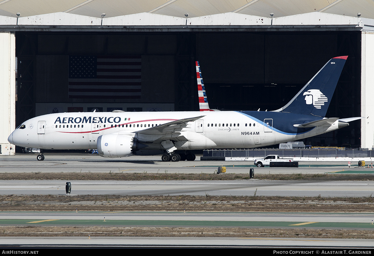 Aircraft Photo of N964AM | Boeing 787-8 Dreamliner | AeroMéxico | AirHistory.net #772594