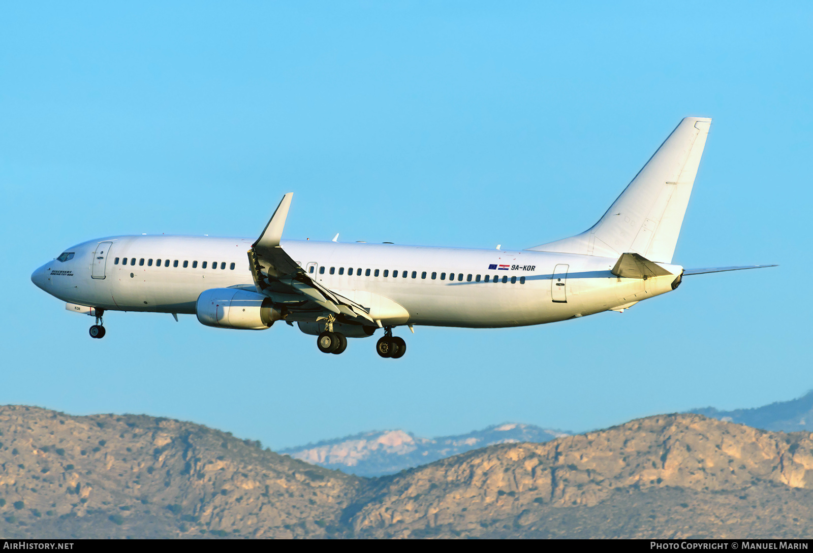 Aircraft Photo of 9A-KOR | Boeing 737-8GJ | AirHistory.net #772632