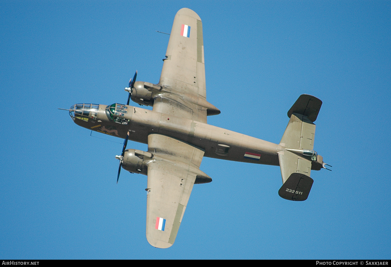 Aircraft Photo of N320SQ / N5-149 | North American B-25N Mitchell | Netherlands East Indies - Air Force | AirHistory.net #772644