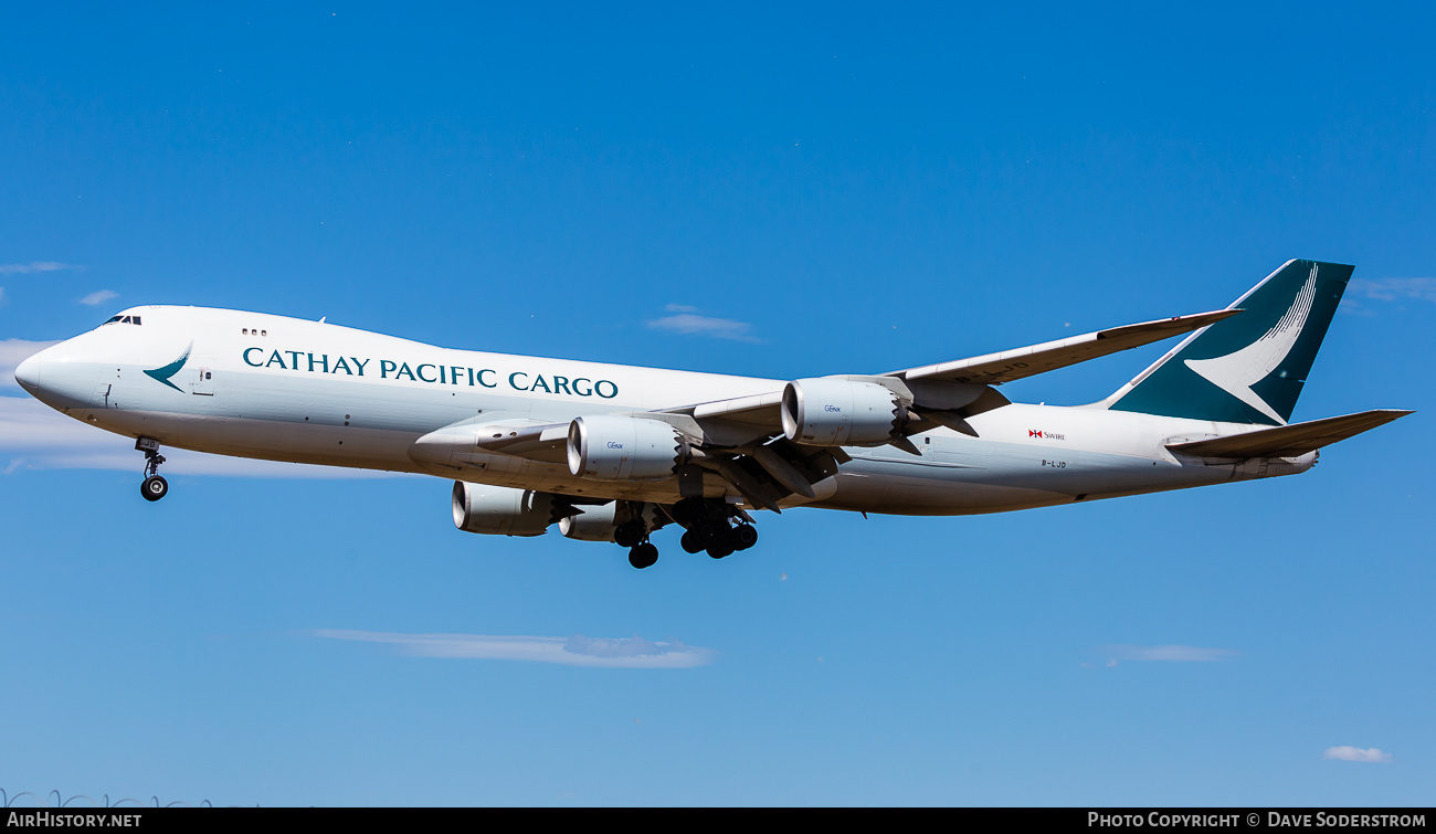 Aircraft Photo of B-LJD | Boeing 747-867F/SCD | Cathay Pacific Airways Cargo | AirHistory.net #772649