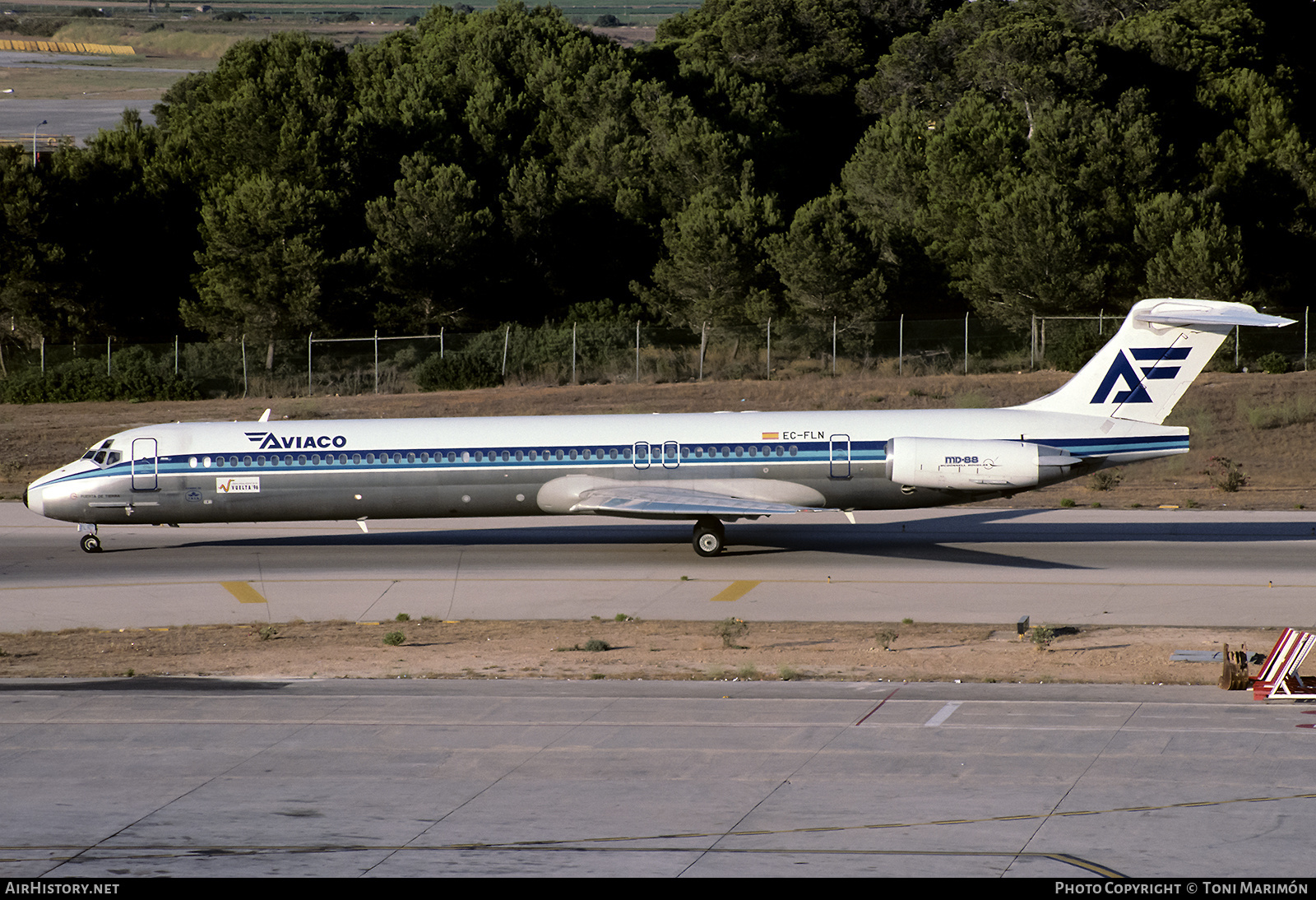 Aircraft Photo of EC-FLN | McDonnell Douglas MD-88 | Aviaco | AirHistory.net #772667