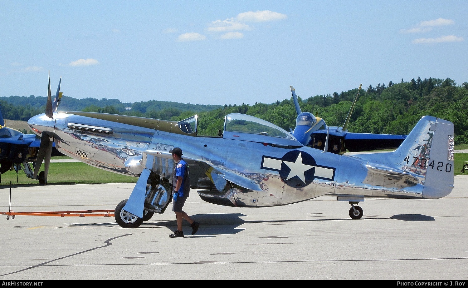 Aircraft Photo of N151AM / NL151AM / 473420 | North American P-51D Mustang | USA - Air Force | AirHistory.net #772726