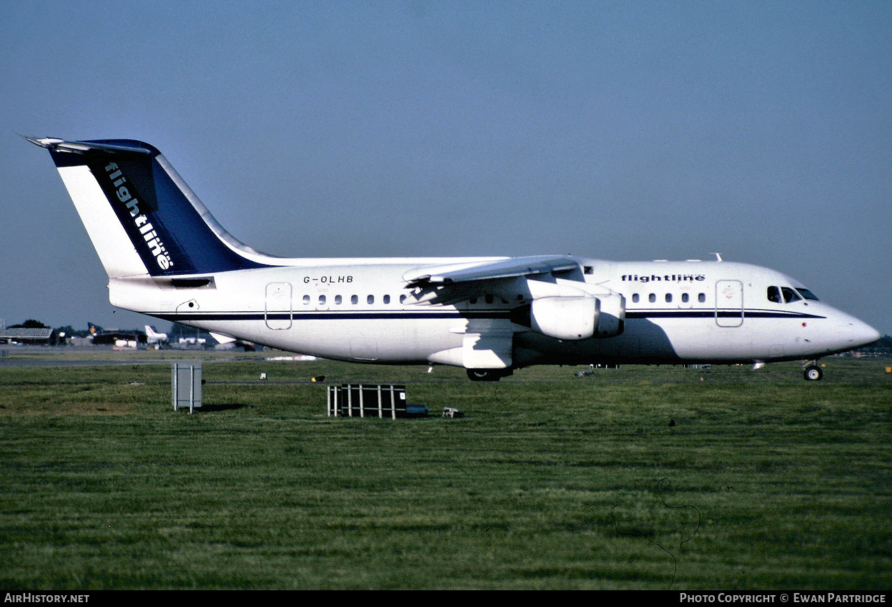 Aircraft Photo of G-OLHB | British Aerospace BAe-146-200 | Flightline | AirHistory.net #772759