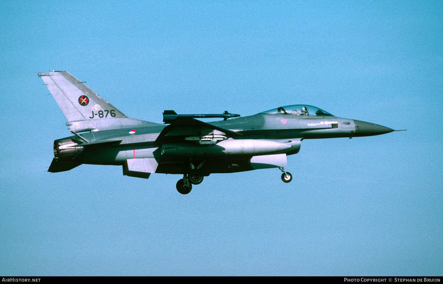 Aircraft Photo of J-876 | General Dynamics F-16A Fighting Falcon | Netherlands - Air Force | AirHistory.net #772786