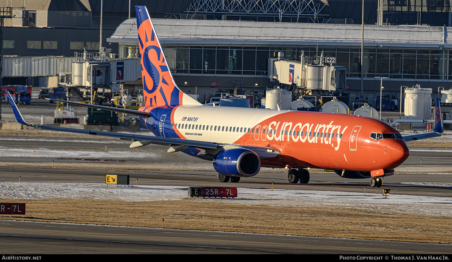 Aircraft Photo of N847SY | Boeing 737-8JP | Sun Country Airlines | AirHistory.net #772813