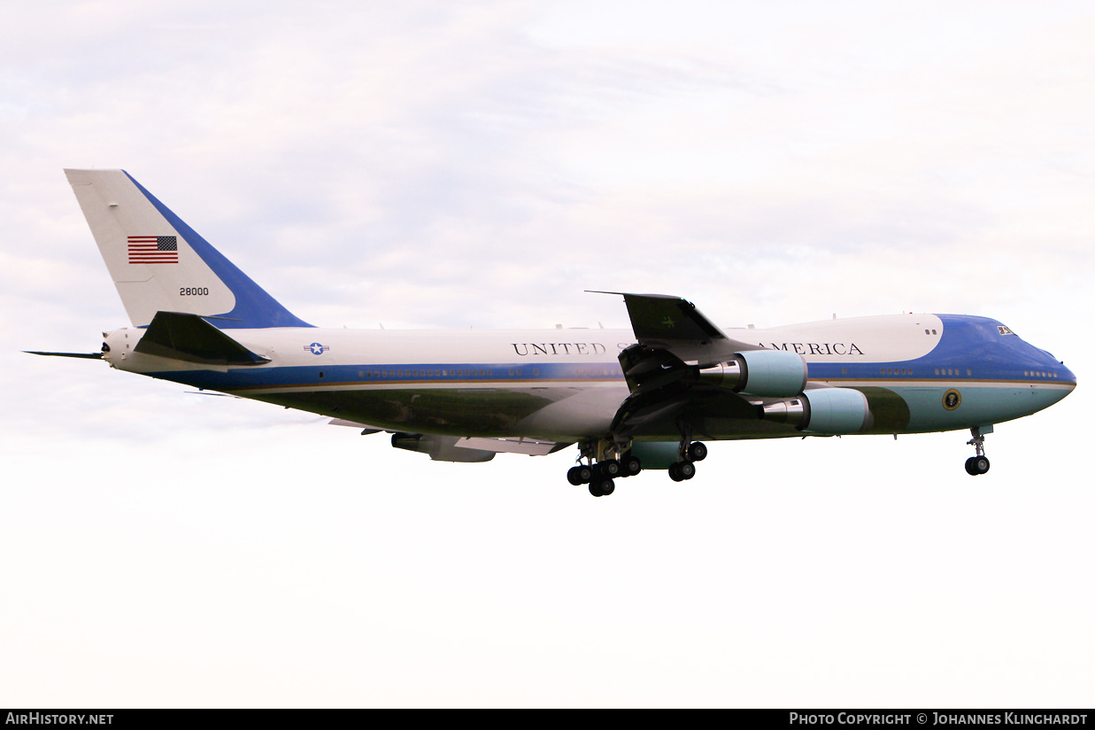 Aircraft Photo of 82-8000 | Boeing VC-25A | USA - Air Force | AirHistory.net #772820