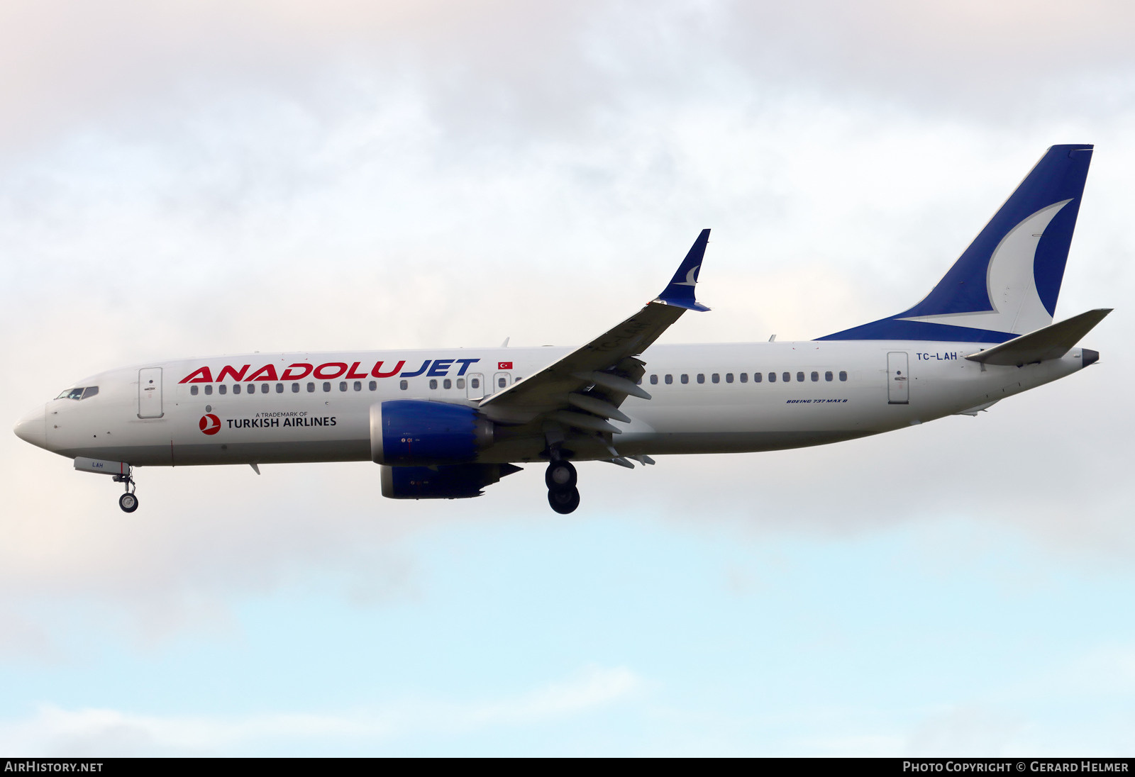 Aircraft Photo of TC-LAH | Boeing 737-8 Max 8 | AnadoluJet | AirHistory.net #772830