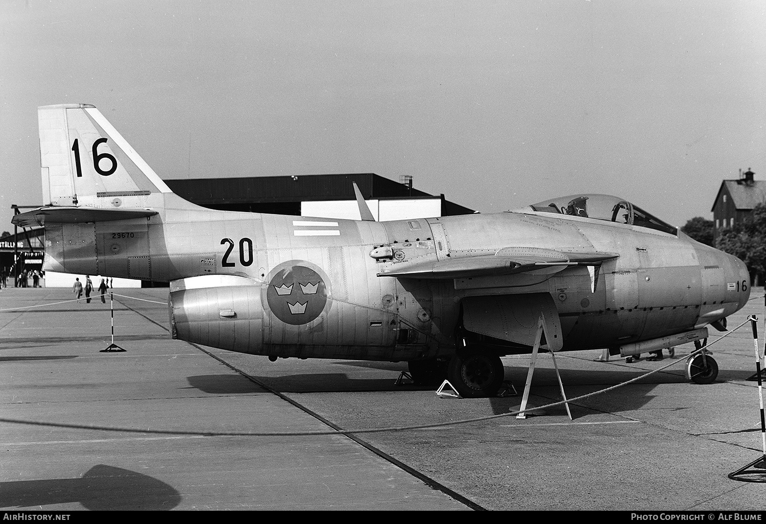 Aircraft Photo of 29670 | Saab J29F Tunnan | Sweden - Air Force | AirHistory.net #772847