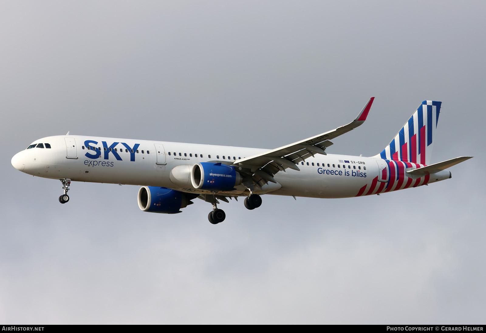 Aircraft Photo of SX-GRB | Airbus A321-251N | Sky Express | AirHistory.net #772851